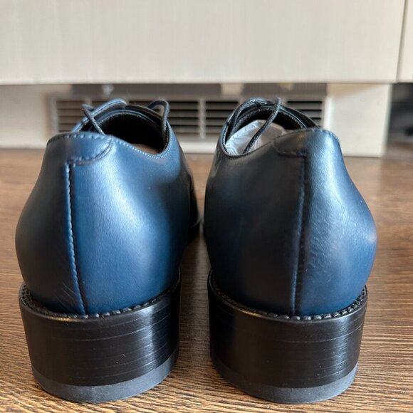 BNIB Men's Italian Luxury Leather Dress Shoes - Size 9.5 - Picture 4 of 11